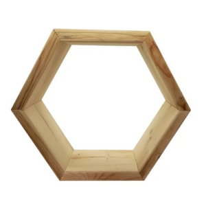 Mensola esagonale da parete