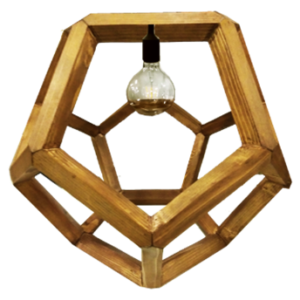 Lampada in legno Leo