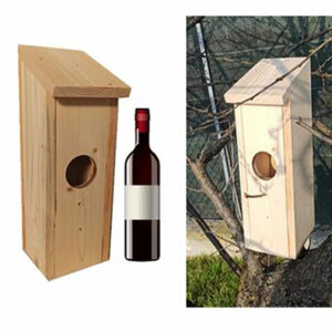 Cassetta vino/casa per Uccelli