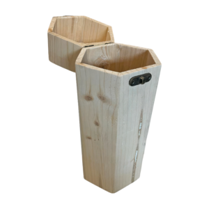 Cassetta esagonale per 1 bottiglia