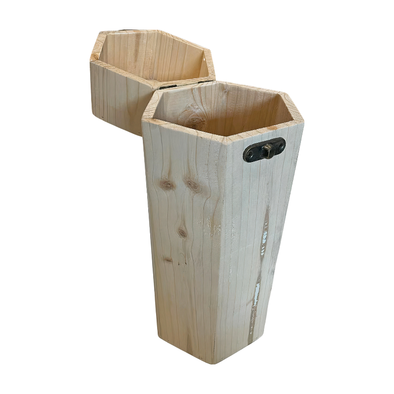 Cassetta esagonale per 1 bottiglia