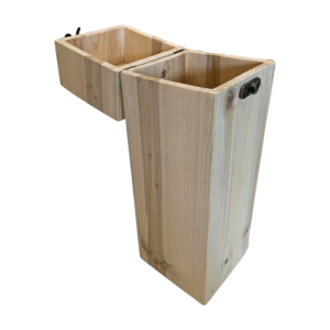 Cassetta quadrata per 1 bottiglia